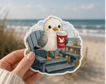 Seagull With Coffee