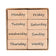 8pcs Date Week Day Mark Scrapbooking Stamps Planner Notebook Journaling Decorative DIY Card Making Hobby Wood Material Craft
