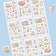 Kawaii Bear Journaling Stickers Diary Planner