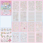 Cute Kpop Decorative Sticker Book Washi Paper Journal DIY Material Decoration Kawaii Stickers Scrapbooking Ins Stationery