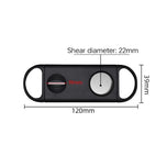 Dual-purpose V-mouth Cigar Portable Stainless Steel V-shaped Cigar Cutter Sharp Cigar Cutter Cigarette Cutter 2025-New