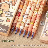 Kawaii Capybara Gel Pen Set