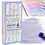 Kawaii Glitter Highlighter Pen Set