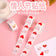 100-500Pcs Red Pink Heart Stickers for Valentines Day Wedding Gift Packing Bag Packaging Labels Love Scrapbooking Diy Stickers