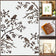 1pcs DIY Bird Branch Stencil for Wall Painting Decoration | Reusable Craft Template for Art Journals