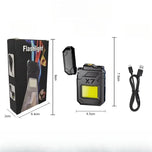 X7 Charging Lighter with Flashlight Illuminated Waterproof & Windproof Mini Cigarette Lighters&Smoking Accessorie Cigar Ignition
