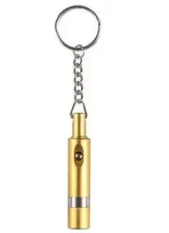 Portable Cigar Punch Cutter With Key Ring Mini Cigar Puncher Pull Hole Cigar Metal Gadget poinçon à cigare zigarrenbohrer