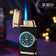 Windproof Gas Lighter Wrist Watch Cigar Lighter Outdoors Jet Double Tube Lighters Gadgets for Men Cigarette Accessories Fires