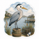 Coastal Bay Friends — Blue Heron Lagoon Vinyl Sticker
