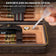 Travel Humidor Cigar Case&Cigar Lighter,Leather Cigar Case with Cedar Wood Tray,Hygrometer,Humidifier,Cigar Accessories for Men