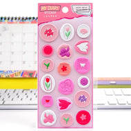 18pcs Vintage Wax Seal Stamp Stickers DIY Scrapbooking Journal Planner Decoration Korean Stationery Kawaii Envelope Sealing Tags
