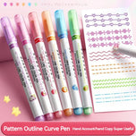 Kawaii Decorative Line Pen Set