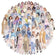 50/100/200PCS High Street Clothing Stickers Exquisite ' Clothing Materials Phone Cases Laptop Waterproof Stickers