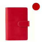 Macaroon Color A6/A5 PU Leather DIY Binder Notebook Cover Diary Agenda Planner Paper Cover School Stationery