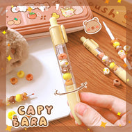 Aesthetic stationery items back to school Writing pens capybara gel pens Elegant pens Kawaii Stationery supplies cute pens