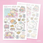 Kawaii Bear Journaling Stickers Diary Planner