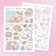 Kawaii Bear Journaling Stickers Diary Planner