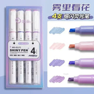 Kawaii Glitter Highlighter Pen Set
