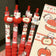 Kawaii Apple Cat Gel Pen Set