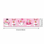 12 Rolls Christmas Pink Snowman Plaid Masking Washi Tape Party Handbook Label Sticker for Scrapbooking Diary Journal