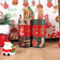 8 rolls/box of Christmas patterned washi tape, suitable for DIY album border decoration materials, with hot stamping process.