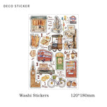 Cute Stickers Washi Paper Materials Creativity Adhesive Diy Scrapbook Sticker hand made Decorative junk journal supplies