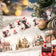 Christmas Die-Cut Washi Tape 1 Roll for Scrapbooking Journal DIY,Phone Case Decoration,Planner Stickers,Collage Art Supplies