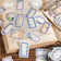 45pcs Vintage Flower Plant Label Stickers Junk Journal Ephemera Floral Stickers Aesthetic DIY Album Scrapbooking Supplies Pack