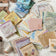 50 sheets Craft Vintage Scrapbooking Paper Kawaii Art Junk Journal Deco Sticker Natural Collection DIY Material Paper