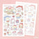 Kawaii Bear Journaling Stickers Diary Planner