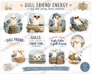 Gull Friend Energy — Complete Jersey Shore Sticker Collection